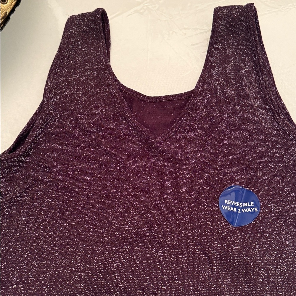 Purple Reversible Tank Top